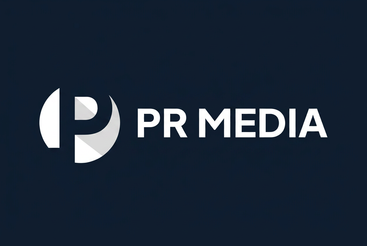 PR Media Lockup — Dark